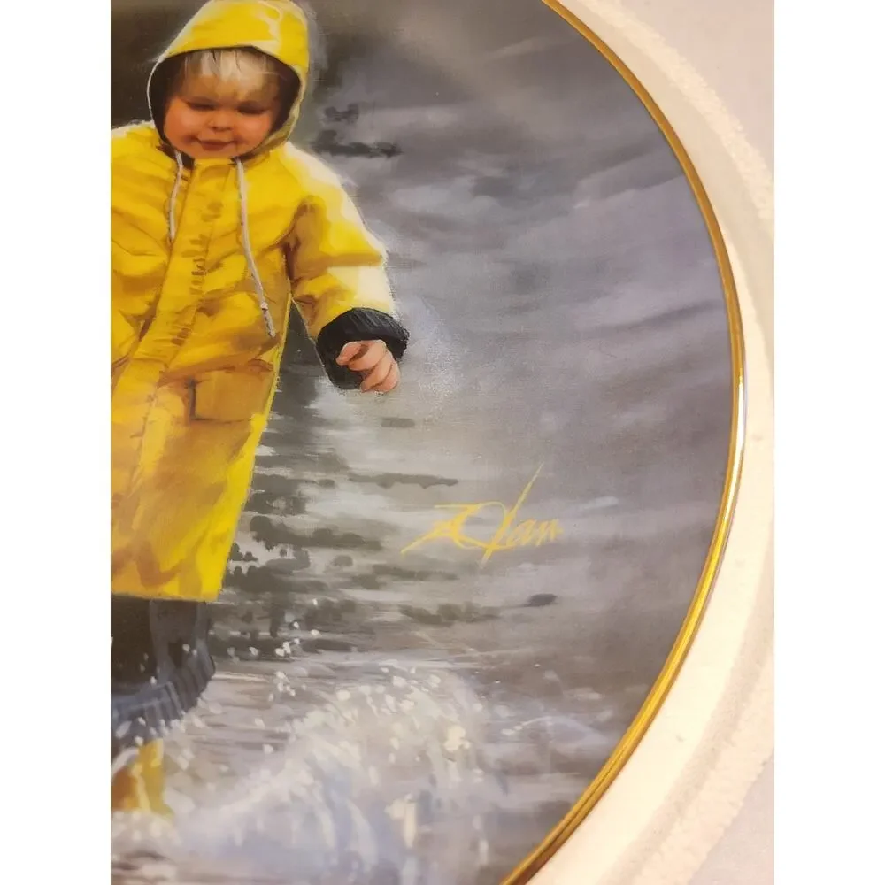 Danbury Mint Little Splasher by‎ Donald Zolan Collectible Plate with COA #G3109